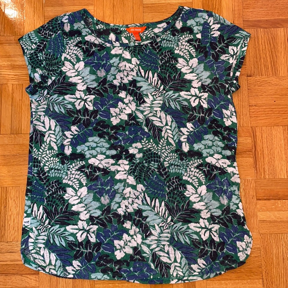 Floral Joe Fresh tshirt